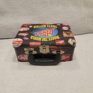 Vintage Dr Pepper Makes The World Taste Better Metal Lunch Box Year 2000